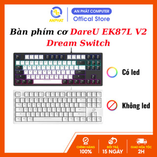 Bàn phím cơ DareU EK87L V2 Dream Switch (Dành cho nhu cầu chơi game và làm việc)