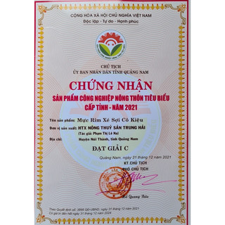 1 hũ MỰC RIM XÉ SỢI CÔ KIỆU