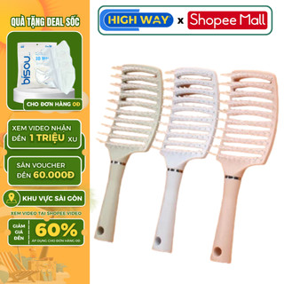 Lược Massage Da Đầu HIGHWAY G12 Có Đệm Không Khí, Êm Ái, Lược Tóc Nữ Chuyên Dụng, Dùng Cho Nhiều Kiểu Tóc