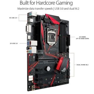 FE chặn main  ASUS ROG STRIX B250H GAMING (Mainboard IO Shield: 307)