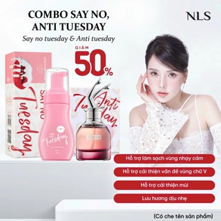  Bộ Đôi SAYNO ANTI TUESDAY NLS Dung Dịch Vệ Sinh Xịt khử mùi của Hiền Lê 