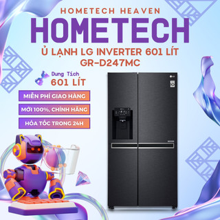 Gr-d247mc - tủ lạnh lg side by side inverter 668l gr-d247mc - hàng chính hãng, mới 100%