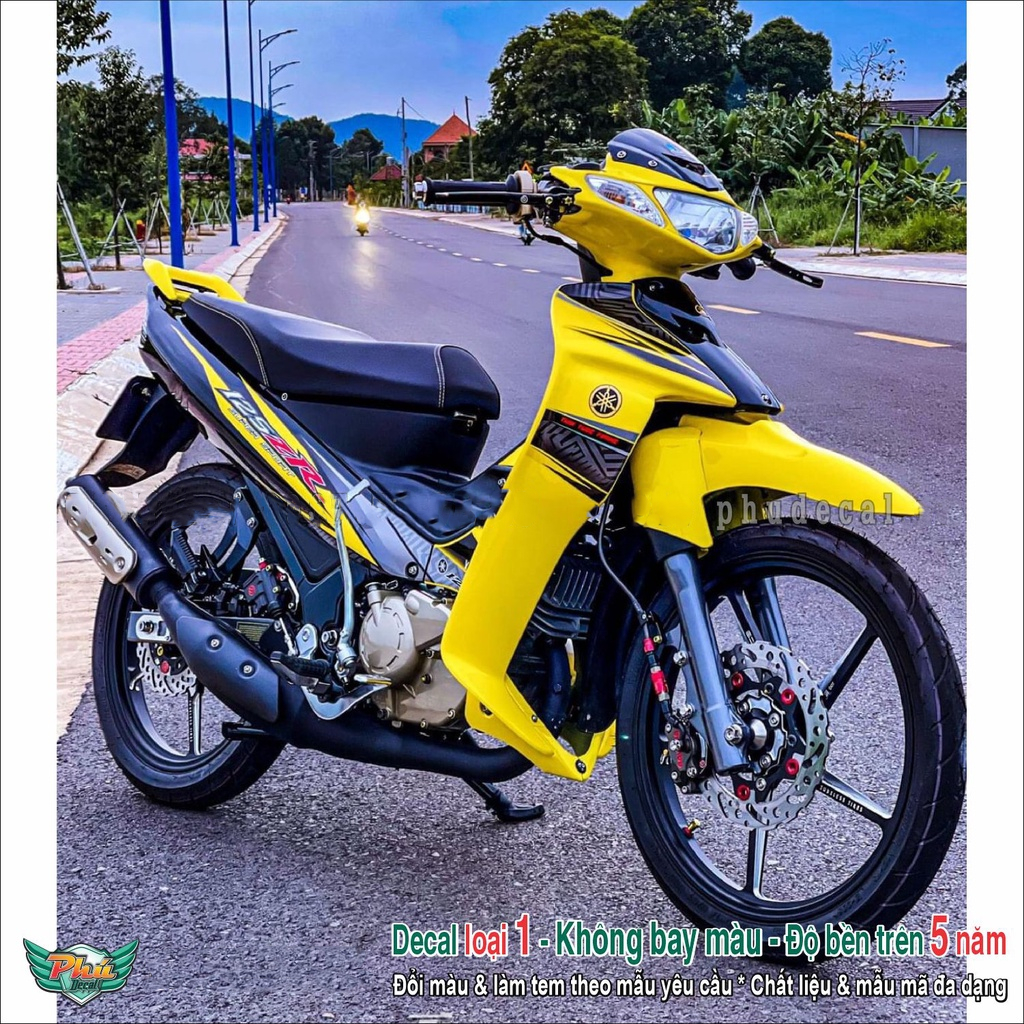 Tem rời Yaz 125 vàng xmas đen (3)