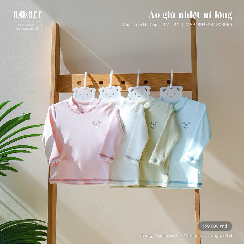 Áo giữ nhiệt nỉ lông Hrnee