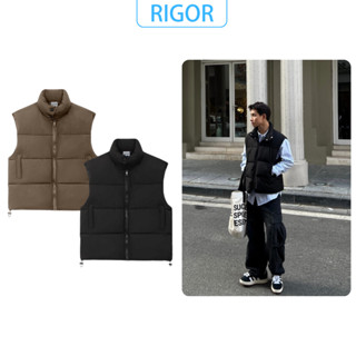 Áo phao gile nam nữ có túi sườn form boxy, Áo Phao Gile, Áo Khoác Phao Cộc Tay cao cấp RIGOR mẫu mới 2024
