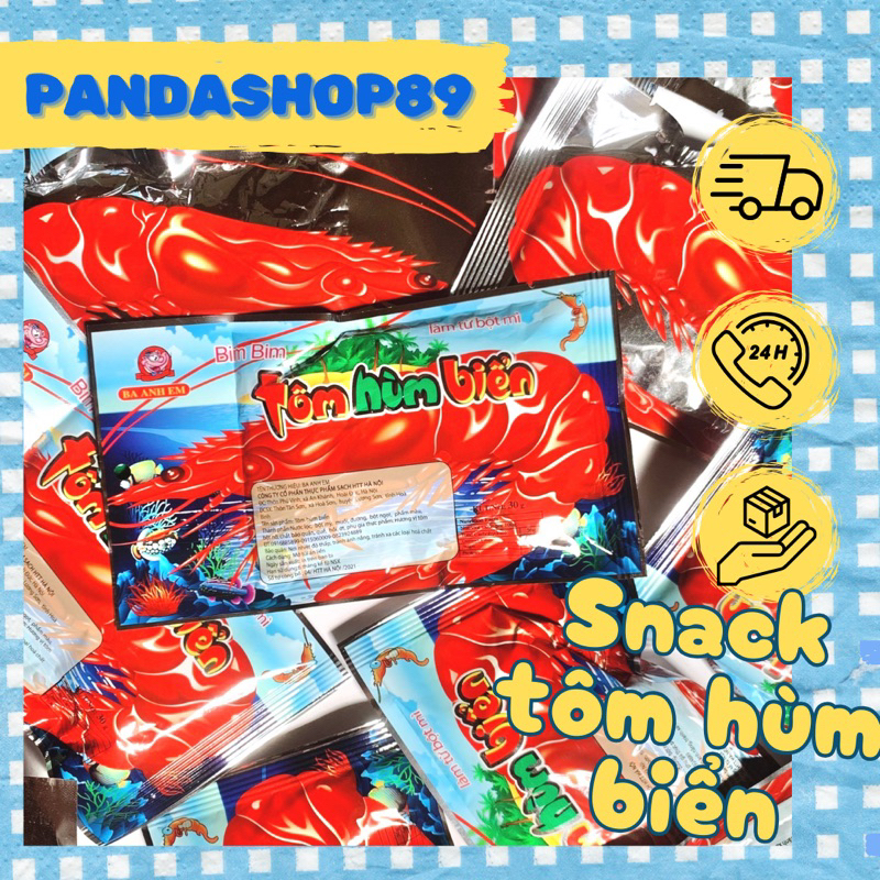 Combo Tôm Hùm Biển vị cay, Ba Anh Em food, đồ ăn vặt tuổi thơ cổng trường
