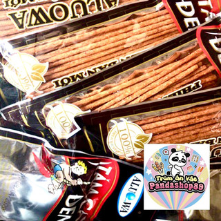 Combo gói Snack Tăm Cay Đen, tăm đen Aluowa, đồ ăn vặt tuổi thơ cổng trường