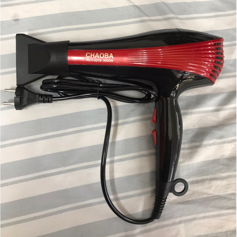 Máy Sấy Tóc Chaoba 2219 - Công Suất 1800W, Màu Đen, Kích Thước 25x15x10cm