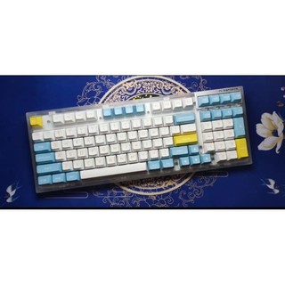 Bộ Keycap FL-Esport FSA WHITE & GREY và SEA SALT PBT-Doubleshot