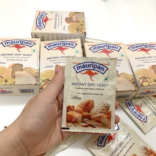 Men nở/ Men khô/ Men bánh mỳ Mauri Instant Dry Yeast