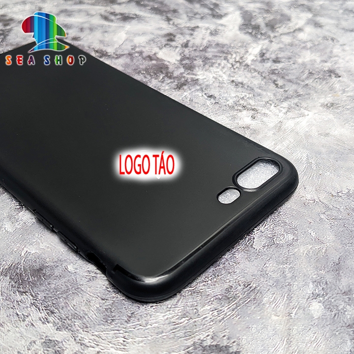 Ốp lưng Iphone 7 Plus nhựa dẻo - đen, chất liệu silicon