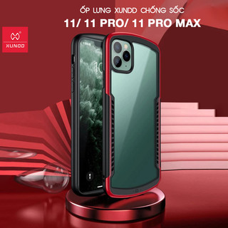 Ốp lưng XUNDD iPhone 11/ 11 Pro/ Max/ 12/ 12 Pro/ Max (ALPHA SERIES) - Chống sốc - Đỏ