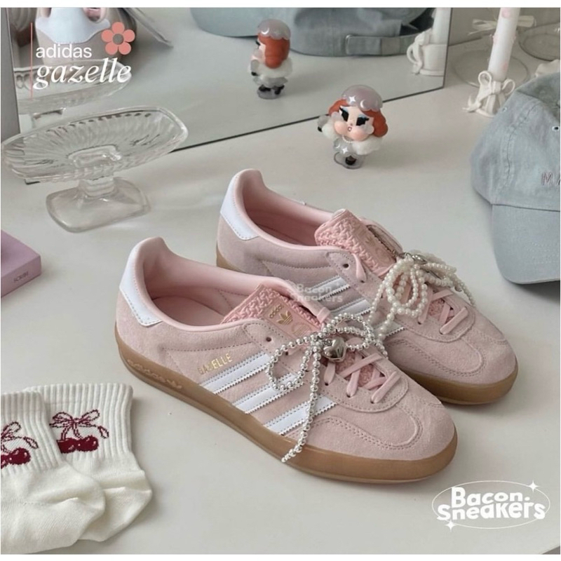 Giày sneaker 𝗚𝗮𝘇𝗲𝗹𝗹𝗲 𝗜𝗻𝗱𝗼𝗼𝗿 𝗦𝗮𝗻𝗱𝘆 𝗣𝗶𝗻𝗸 🐷🐷