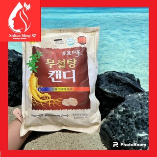 Kẹo hồng sâm không đường Korean Red Gingseng Hàn Quốc bịch lớn 500g date mới