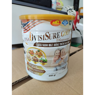 [Hộp 650g] Sữa Hạt Thuần Chay ÔVisisure Canxi Nano Đông Trùng Hạ Thảo,Cải thiện xương khớp,ngăn ngừa thoái hóa