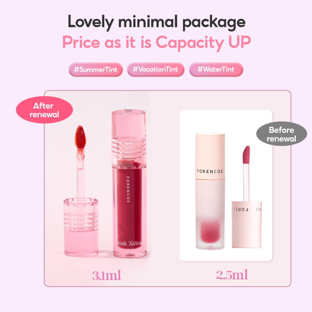 [FORENCOS] Son Tint Siêu Lì Hiệu Ứng Xăm Môi Lip Tattoo Soak Tint 13 Màu | BigBuy360 - bigbuy360.vn
