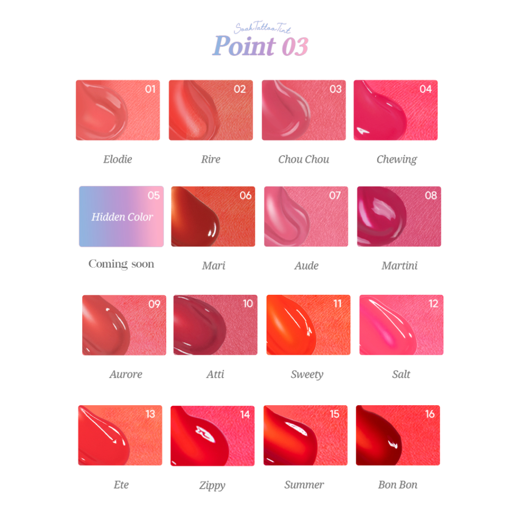 [FORENCOS] Son Tint Siêu Lì Hiệu Ứng Xăm Môi Lip Tattoo Soak Tint 13 Màu | BigBuy360 - bigbuy360.vn