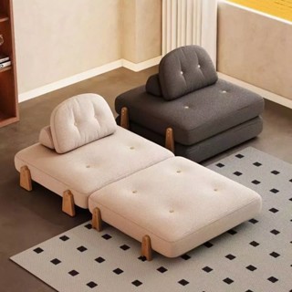 Sofa Giường Đơn Gấp Gọn BB - V33 Ghế Sofa Lười Đa Năng Decor Phòng Khách Chân Gỗ Chắc Chắn