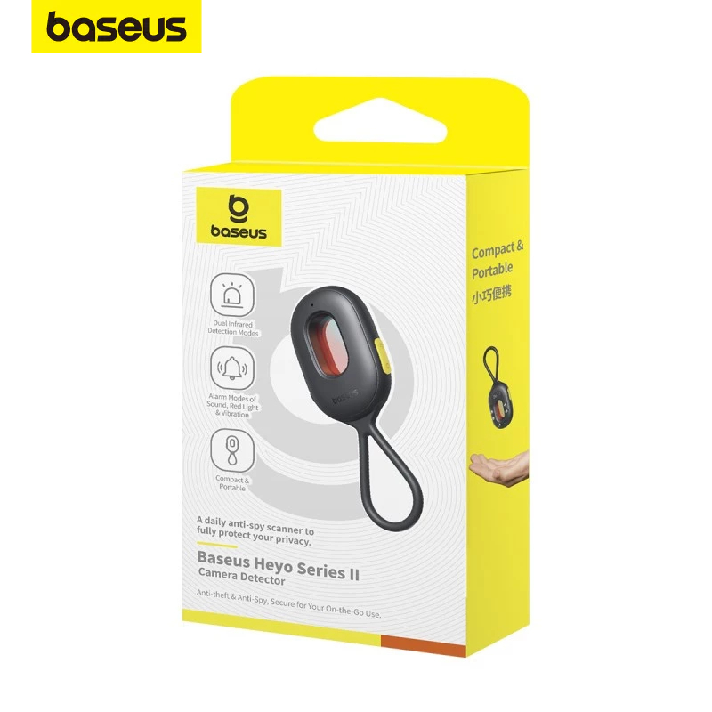 Máy Phát Hiện Camera Baseus Heyo Series II Thiết bị phát hiện ẩn, chống nhìn lén và bảo vệ chống gián điệp di động | BigBuy360 - bigbuy360.vn
