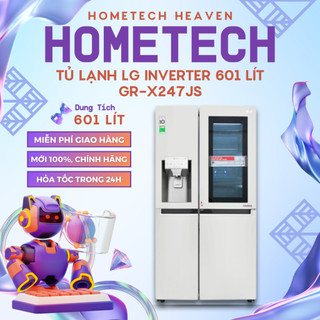 ☑️ gr-x247js - tủ lạnh lg inverter 601 lít side by side instaview door-in-door gr-x247js - hàng chính hãng