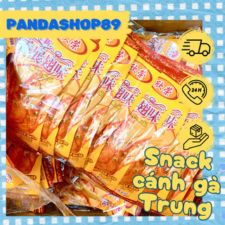 Combo 10 gói snack cánh gà TQ giòn thơm, đồ ăn vặt tuổi thơ cổng trường, Pandashop89