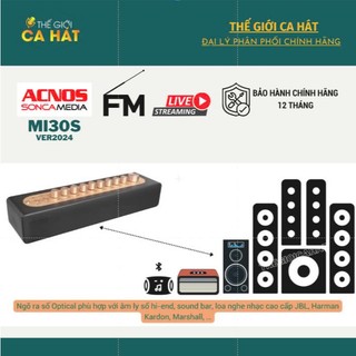Micro không dây + vang số chỉnh cơ Mi30S 2024 FM/ Mi30U Pro ACNOS