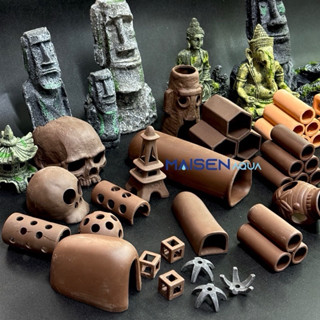 Đồ Chơi Hồ Tép - Đồ Trang Trí Gốm Hồ Cá Tép Thuỷ Sinh