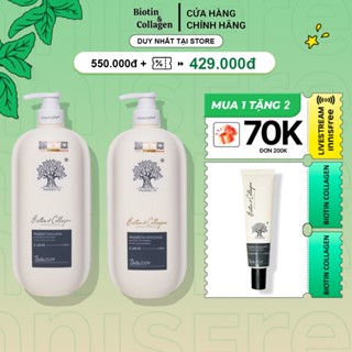 Dầu gội xả Biotin Collagen 2024 chống rụng tóc, phục hồi, giảm gàu, kiểm soát dầu 500ML - 1000ML