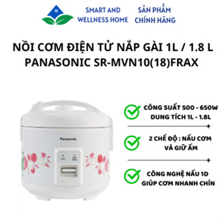 Nồi cơm điện tử nắp gài 1 Lít / 1.8 Lít Panasonic SR-MVN10FRAX / SR-MVN18FRAX  - Bảo hành 12 tháng