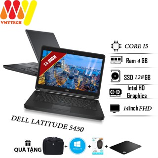 Laptop Dell latitude 5450, intel Core i5-5300U, Ram 4GB, SSD 120GB, màn hình 14inch, laptop giá rẻ máy zin cao cấp