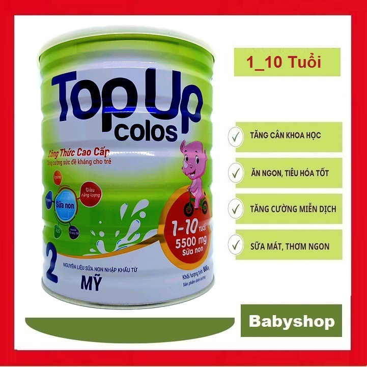 Sữa Bột Topup Colos 2 (800g) [HSD mới nhất]