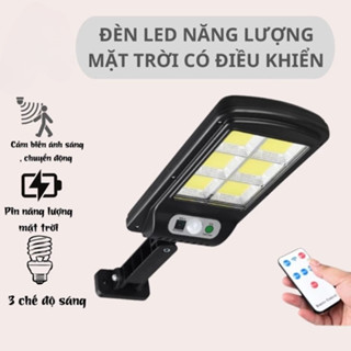 Đèn năng lượng mặt trời solar light 150W giá rẻ chống bão Đèn Led Siêu sáng cảm biến chuyển động gắn tường