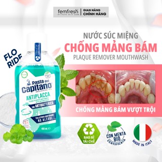 Nước Súc Miệng Capitano Loại Bỏ Mảng Bám Sạch Khoang Miệng - Hơi Thở Thơm Mát - Capitano Plaque Remover Mouthwash 400ml