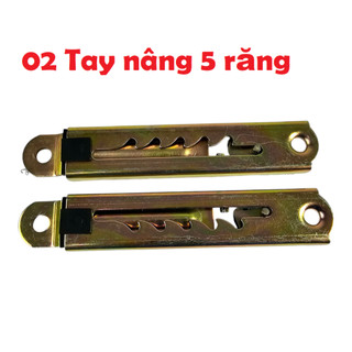 02 Tay nâng 5 răng  tạo nghiêng mặt bàn-ghế-giường đa năng, rãnh tủ