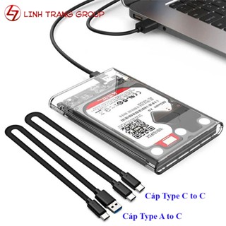 Box ổ cứng 2.5 inch USB type-C trong suốt  BX27