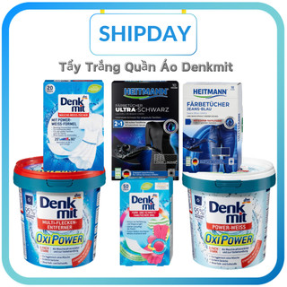 Bộ giấy hút chống loang, phai màu quần áo denkmit, xà phòng tẩy trắng cổ áo, tẩy trắng denkmit, giấy nhuộm đen heitmann