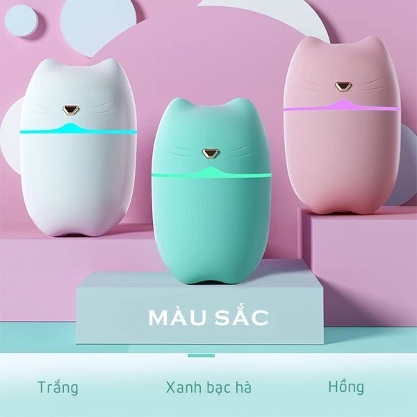 Máy xông tinh dầu - Máy phun sương tạo ẩm mini để bàn H6 dung tích 180ml (MCD180)