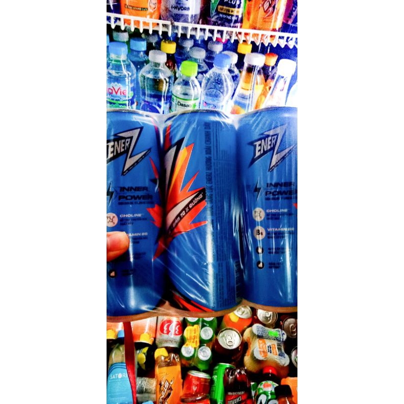 Lốc 6 lon EnerZ giảm 70%lượng đường