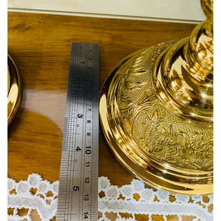 Chân nến đồng 28cm