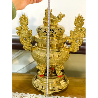 BỘ ĐỈNH LƯ BẰNG ĐỒNG CAO 34cm