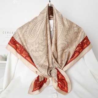Khăn Lụa Thời Trang HimHip Khăn Vuông 90x90cm Khăn Quàng Cổ Quà Tặng Khăn K12-L02