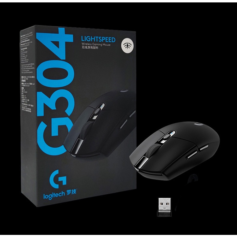 Chuột game không dây Logitech G304 đa năng với 6 nút lập trình, onboard memory, Hero Sensor max 12.000DPI