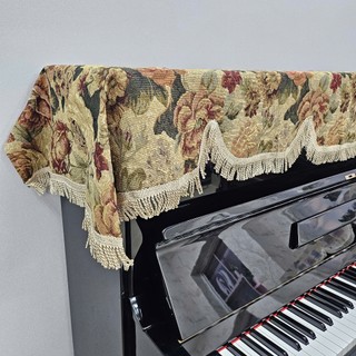 Khăn Phủ cho đàn Piano màu trắng