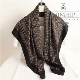 Khăn Lụa Thời Trang HimHip Khăn Vuông 90x90cm Khăn Quàng Cổ Quà Tặng Khăn K12-L03
