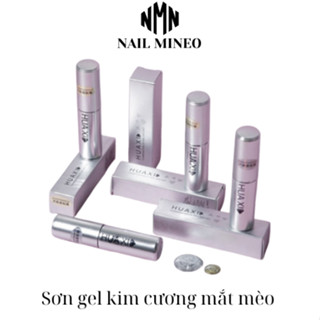 Sơn gel kim cương mắt mèo cầu vồng HUAXI chính hãng.chai 15ml siêu hot.nail,makeup