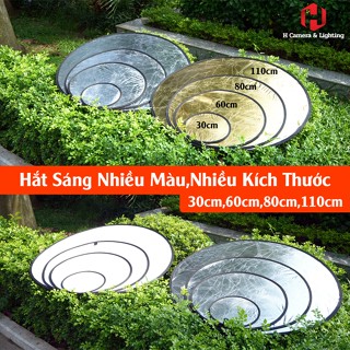 Tấm hắt sáng Di động 2 Trong 1 Nhiều Kích Thước 30cm 60cm 80cm ,110cm Gấp Gọn Kèm Túi