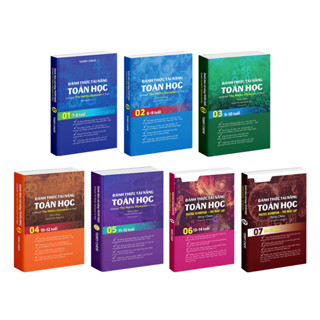 Combo sách đánh thức tài năng toán học ( 7 cuốn ), sách toán singapore từ lớp 1 đến 9 - Á Châu Books