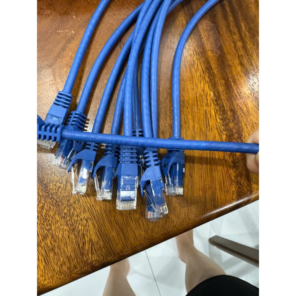 Dây nhảy patch cord  Cat6 17FT Blue ancomteck dây nhảy 5m