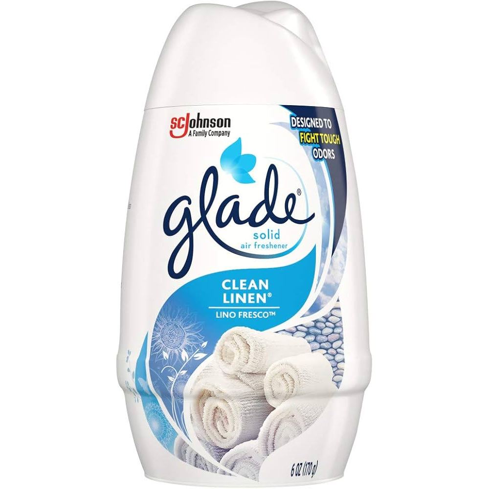 Sáp thơm phòng Glade Solid Air Freshener Clean Linen 6 Ooz 170g (Cái)