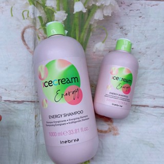 [Inebrya] Dầu gội chống rụng tóc Inebrya Energy - Anti Hair Loss Shampoo 300ml/ 1000ml (Hàng chính hãng)